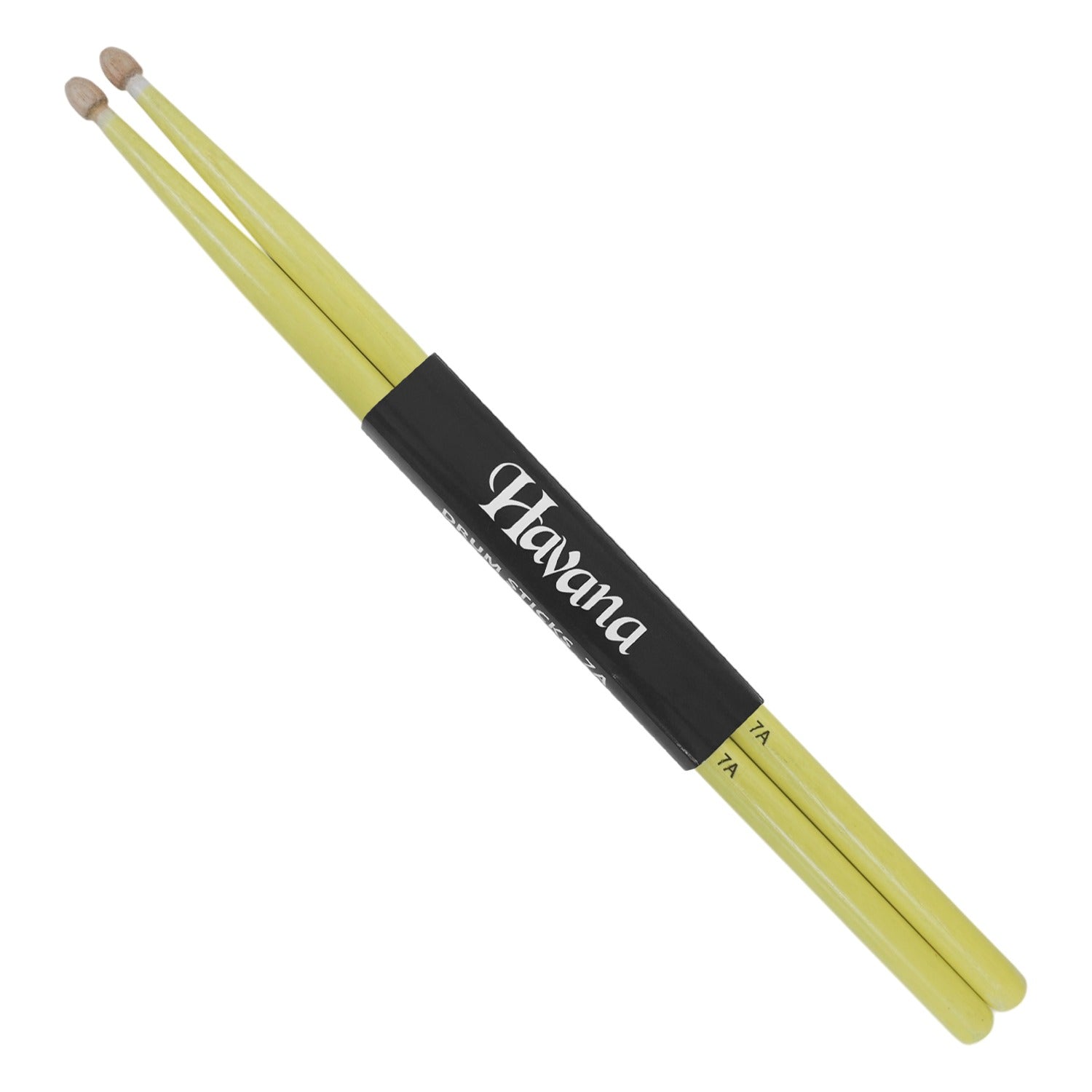 Havana Drumsticks Yellow Havana AH7 American Hickory Drumstick - Pink - 7A #color_yellow