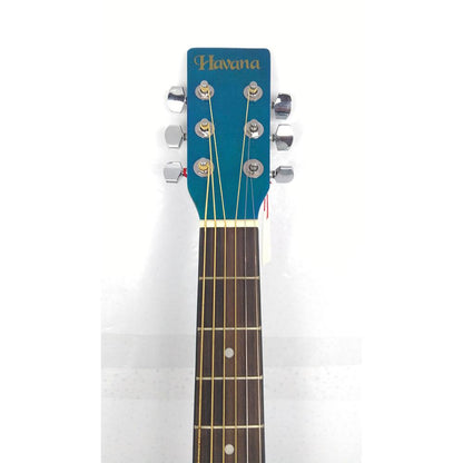 havana electro acoustic guitars havana 41-inch cutaway electro acoustic guitar with 5 band eq & gt-3 tuner - open box b stock