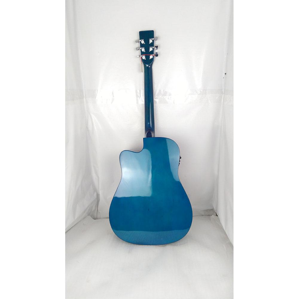 havana electro acoustic guitars havana 41-inch cutaway electro acoustic guitar with 5 band eq & gt-3 tuner - open box b stock
