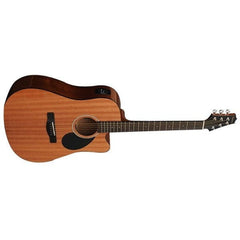 Havana Electro Acoustic Guitars Natural Havana H- 1 Cutaway Electro-Acoustic Guitar
