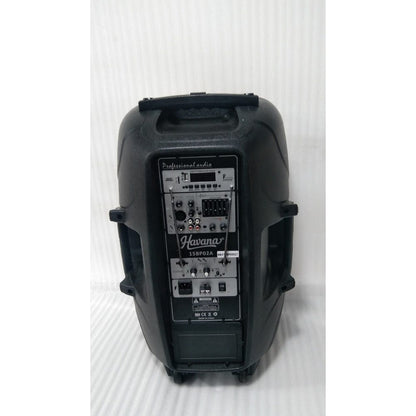 havana portable pa systems havana pb02a portable pa system - black - open box b stock 
