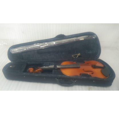 havana violins havana mv1412f violin with ebony pegs - open box b stock #barcode_202401082097