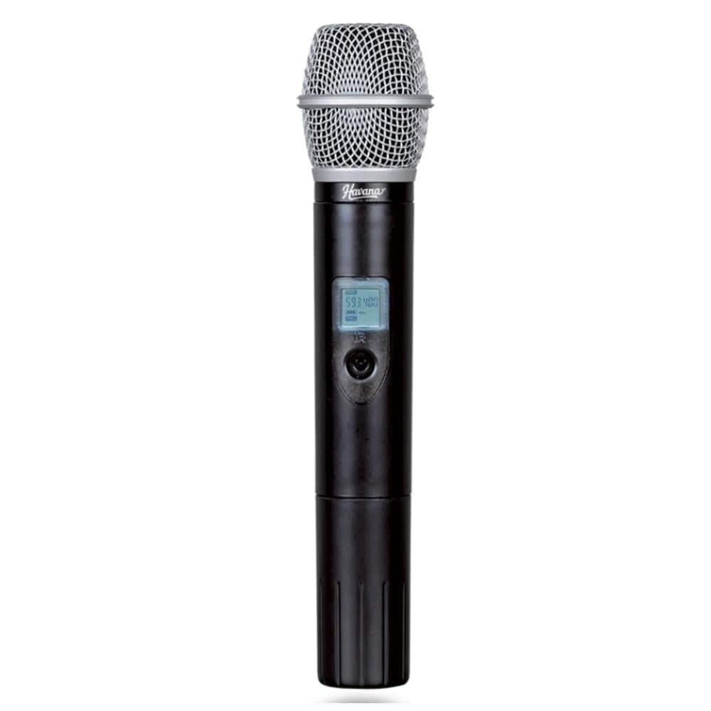 Havana Wireless Systems Havana JRU-562 UHF Dual Channel Wireless Receiver & HT-51C Handheld Wireless Microphone System