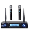 Havana Wireless Systems Havana JRU-562 UHF Dual Channel Wireless Receiver & HT-51C Handheld Wireless Microphone System