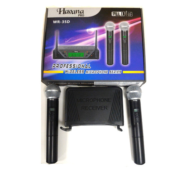 Havana Wireless Systems Havana WR-35D Dual Cordless UHF Microphone