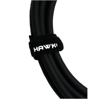 hawk microphone cables 10 meter hawk sxfg-033 gold series xlr male to xlr female microphone cable with cable tie   