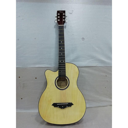 henrix acoustic guitars 202101649501 henrix 38c cutaway acoustic guitar with dual action truss rod, gigbag, picks, string set, strap, cloth & ebook - open box b stock   
