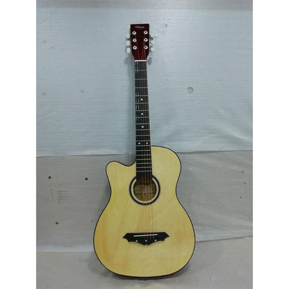 henrix acoustic guitars 202101649506 henrix 38c cutaway acoustic guitar with dual action truss rod, gigbag, picks, string set, strap, cloth & ebook - open box b stock   