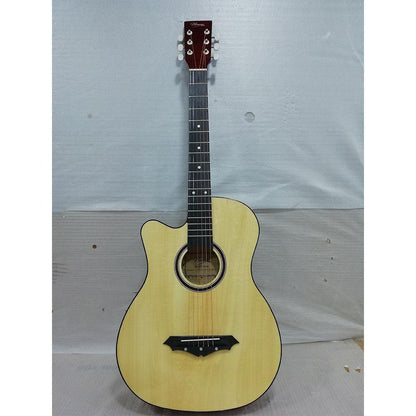 henrix acoustic guitars 202101649514 henrix 38c cutaway acoustic guitar with dual action truss rod, gigbag, picks, string set, strap, cloth & ebook - open box b stock   