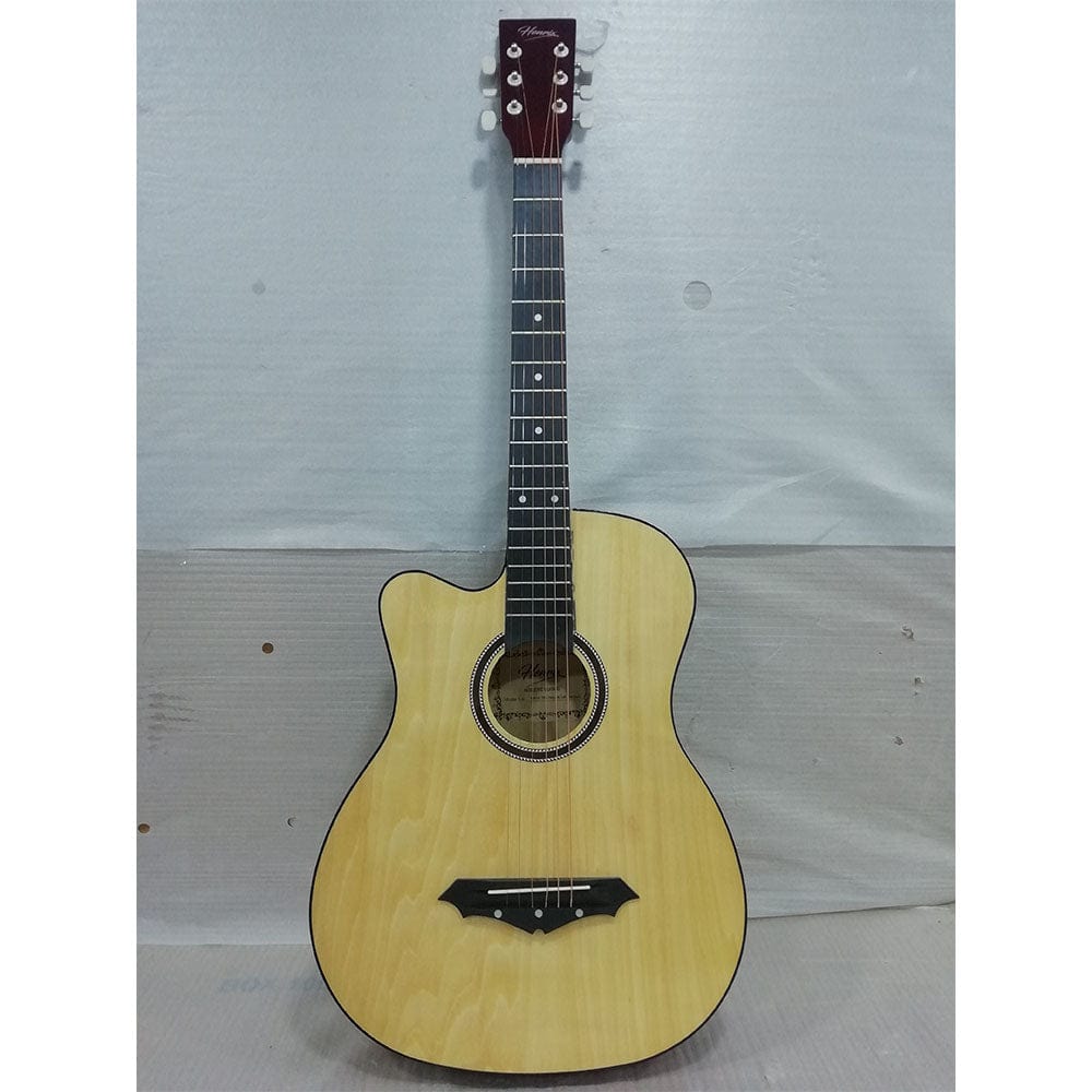 henrix acoustic guitars 202101649554 henrix 38c cutaway acoustic guitar with dual action truss rod, gigbag, picks, string set, strap, cloth & ebook - open box b stock   #barcode_202101680654