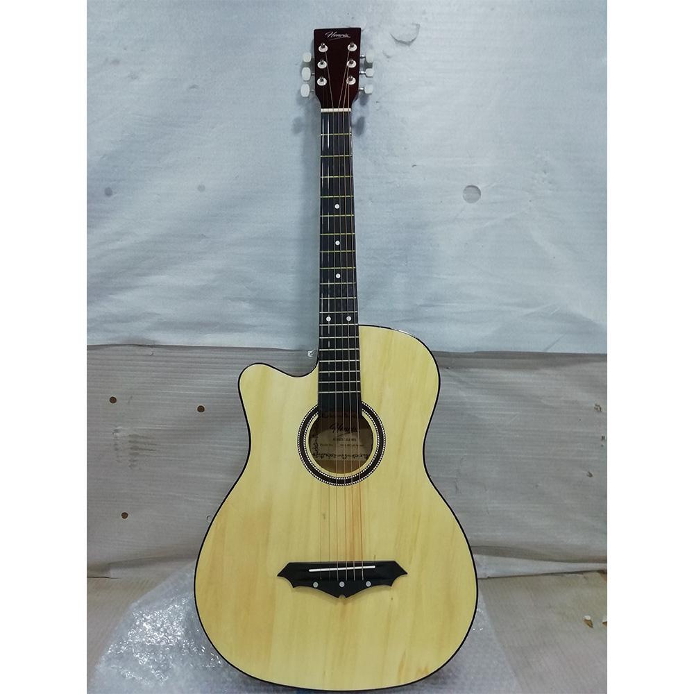 henrix acoustic guitars 202101680769 henrix 38c cutaway acoustic guitar with dual action truss rod, gigbag, picks, string set, strap, cloth & ebook - open box b stock   