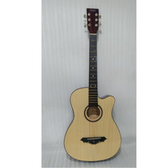 Henrix Acoustic Guitars 202101859979 Henrix 38C Cutaway Acoustic Guitar with Dual Action Truss Rod, Gigbag, Picks, String Set, Strap, Cloth & Ebook - Open Box B Stock