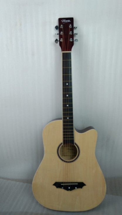 henrix acoustic guitars 202301900081 henrix 38c cutaway acoustic guitar - natural - open box b stock 