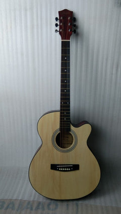 Henrix Acoustic Guitars 202301902044 Henrix 40C 40-Inch Cutaway Acoustic Guitar with Dual Action Truss Rod, Gigbag, Picks, String Set, Strap, Cloth & Ebook - Open Box B Stock