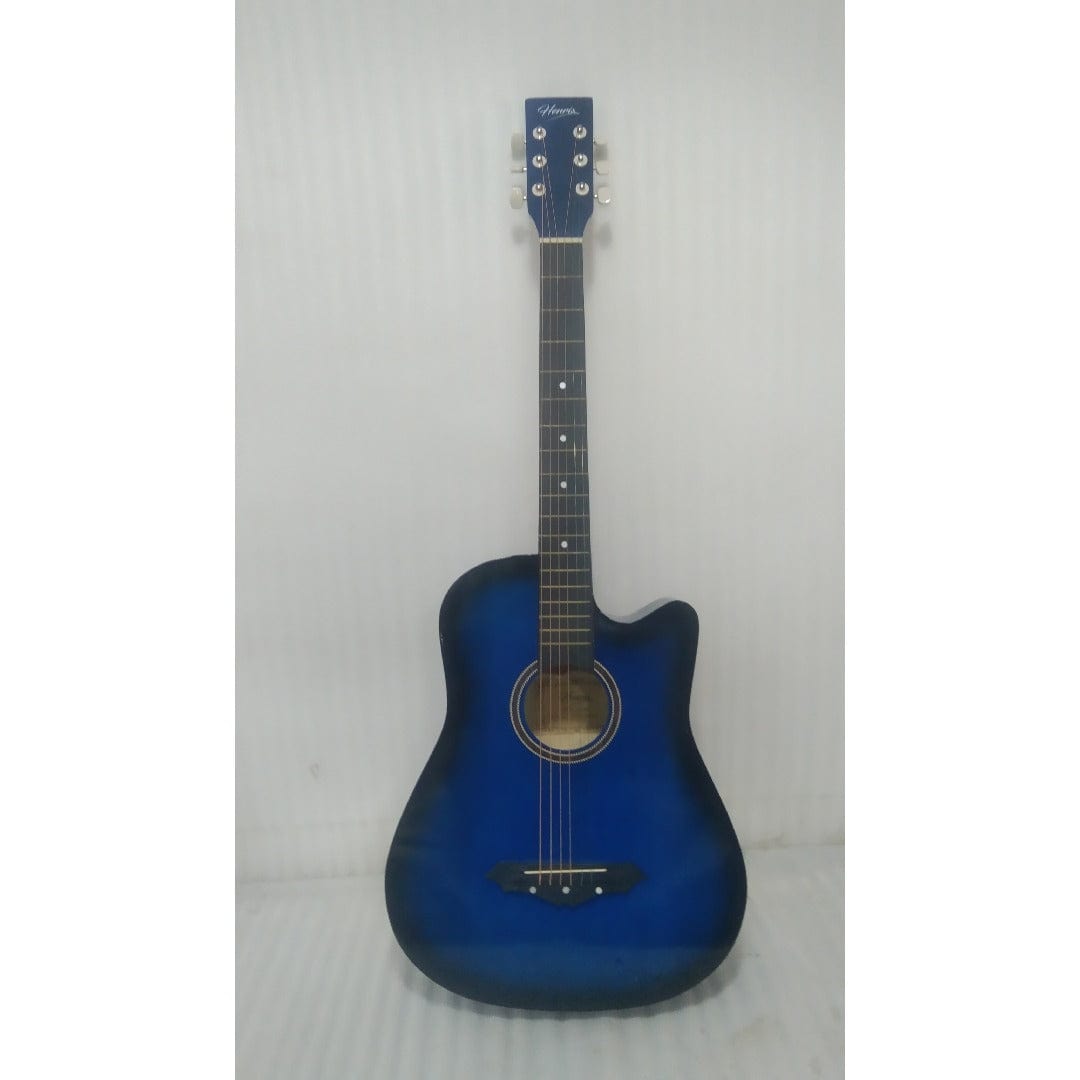 Henrix Acoustic Guitars 202301957521 Henrix 38C 38 inch Cutaway Acoustic Guitar with Dual Action Truss Rod, Gigbag, Picks, String Set, Strap, Cloth & Ebook - Open Box B Stock