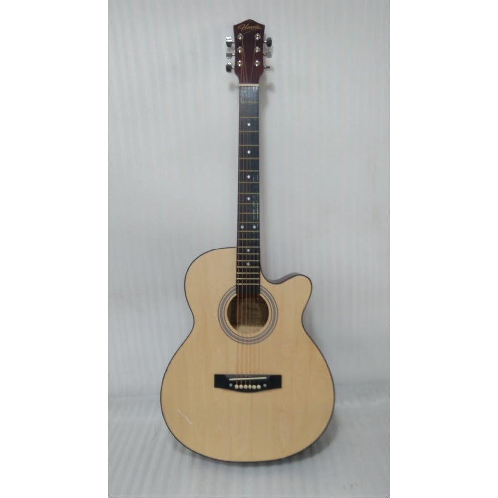 henrix acoustic guitars 202301993193 henrix 40c 40-inch cutaway acoustic guitar with dual action truss rod, gigbag, picks, string set, strap, cloth & ebook - open box b stock   