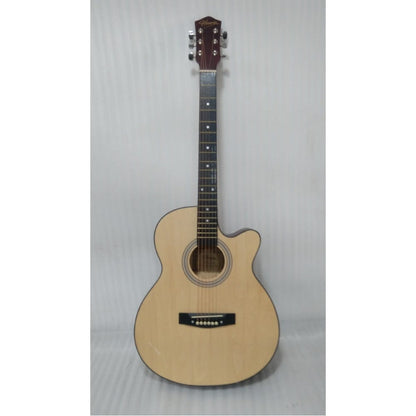 henrix acoustic guitars 202301993193 henrix 40c 40-inch cutaway acoustic guitar with dual action truss rod, gigbag, picks, string set, strap, cloth & ebook - open box b stock   