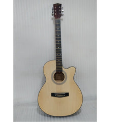 Henrix Acoustic Guitars 202401010115 Henrix 40C 40-Inch Cutaway Acoustic Guitar with Dual Action Truss Rod, Gigbag, Picks, String Set, Strap, Cloth & Ebook - Open Box B Stock