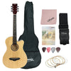 Henrix Acoustic Guitars Acoustic / Natural / Right Handed Henrix PRO 38C 38 Inch 6 String Cutaway Acoustic Guitar