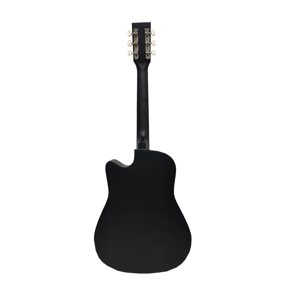 Henrix Acoustic Guitars Henrix 38C 38 Inch Cutaway Acoustic Guitar with Dual Action Truss Rod, Gigbag, Picks, String Set, Strap, Cloth & Ebook