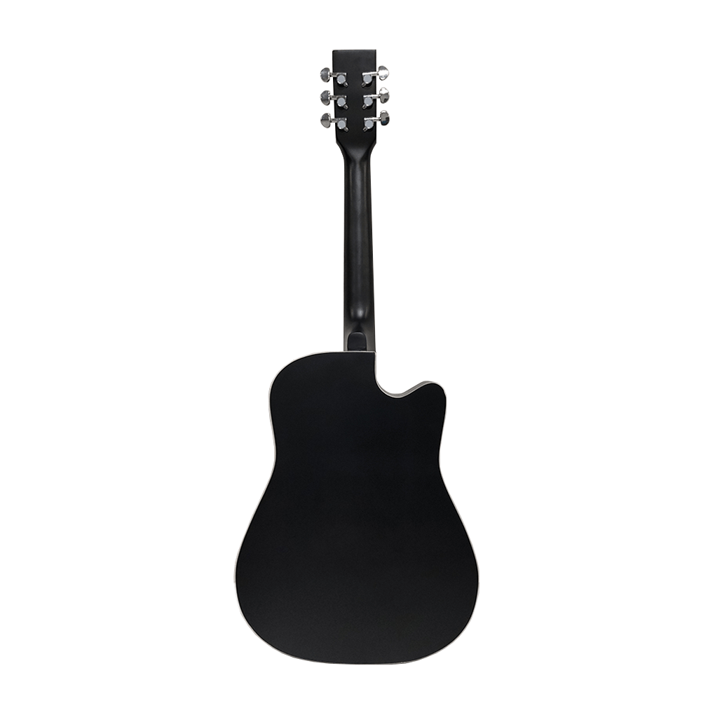 Henrix Acoustic Guitars Henrix 38C 38 Inch Cutaway Acoustic Guitar with Dual Action Truss Rod, Gigbag, Picks, String Set, Strap, Cloth & Ebook