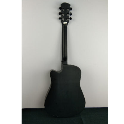 Henrix Acoustic Guitars Henrix 38C Cutaway Acoustic Guitar - Black - Open Box B Stock