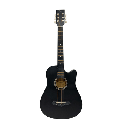 Henrix Acoustic Guitars Henrix 38C Cutaway Acoustic Guitar - Matte Black - Open Box
