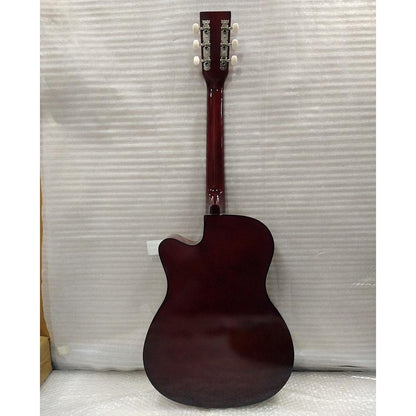 henrix acoustic guitars henrix 38c cutaway acoustic guitar - natural - open box b stock 