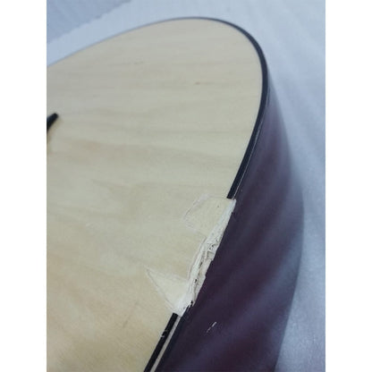 henrix acoustic guitars henrix 38c cutaway acoustic guitar - natural - open box b stock 