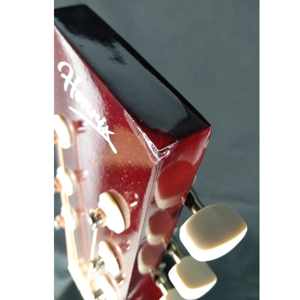 henrix acoustic guitars henrix 38c cutaway acoustic guitar - natural - open box b stock 