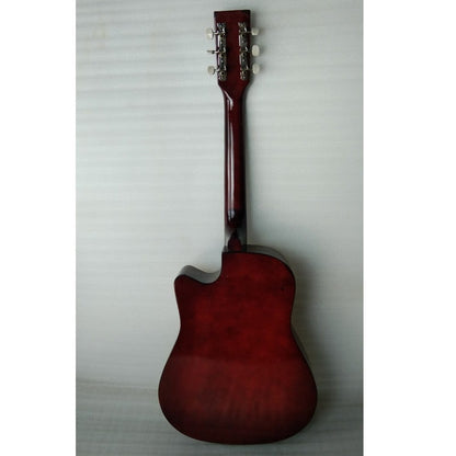 henrix acoustic guitars henrix 38c cutaway acoustic guitar - natural - open box b stock 