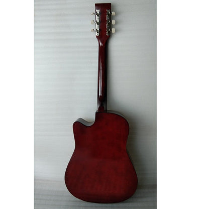 henrix acoustic guitars henrix 38c cutaway acoustic guitar - natural - open box b stock 