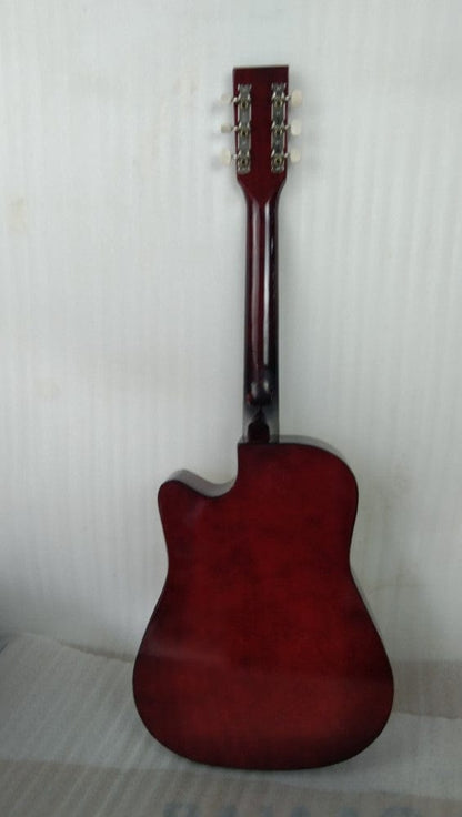 henrix acoustic guitars henrix 38c cutaway acoustic guitar - natural - open box b stock 