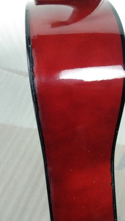 henrix acoustic guitars henrix 38c cutaway acoustic guitar - natural - open box b stock 