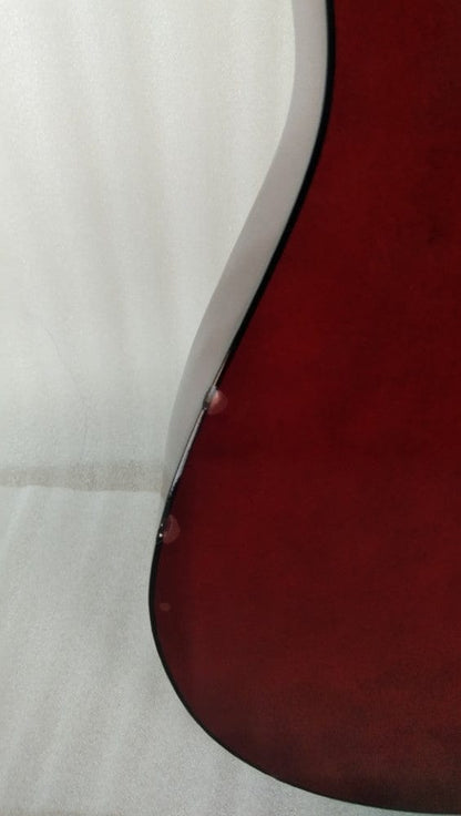 henrix acoustic guitars henrix 38c cutaway acoustic guitar - natural - open box b stock 