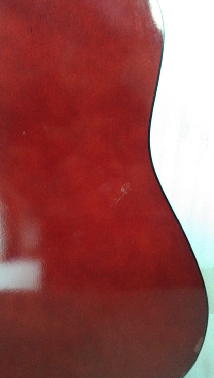 henrix acoustic guitars henrix 38c cutaway acoustic guitar - natural - open box b stock 