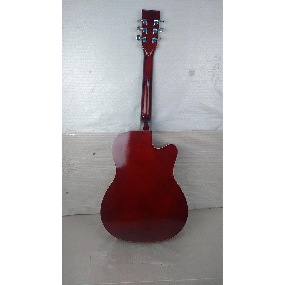 henrix acoustic guitars henrix 38c cutaway acoustic guitar with dual action truss rod, gigbag, picks, string set, strap, cloth & ebook - left handed - open box b stock 