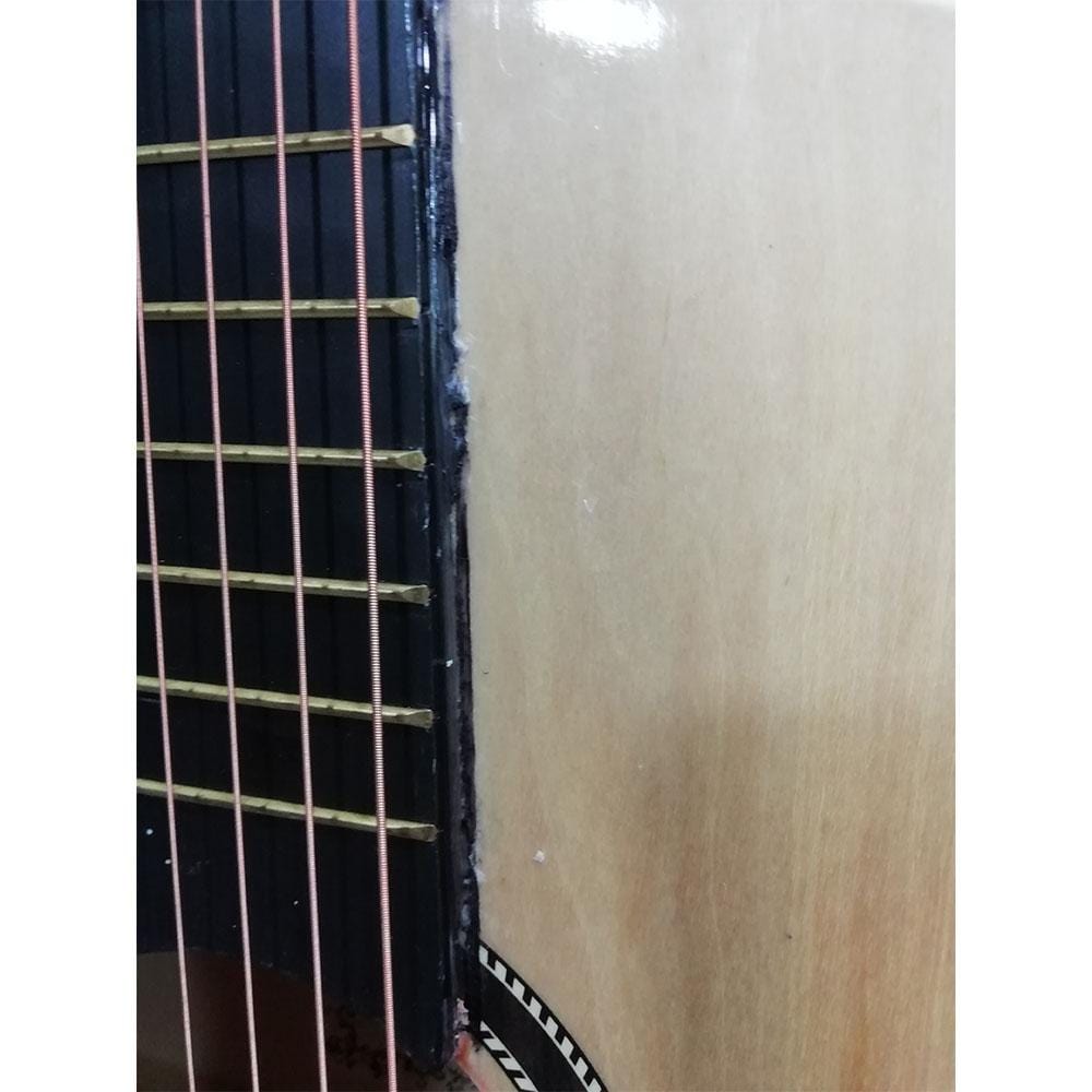 henrix acoustic guitars henrix 38c cutaway acoustic guitar with dual action truss rod, gigbag, picks, string set, strap, cloth & ebook - left handed - open box b stock 