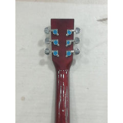 Henrix Acoustic Guitars Henrix 38C Cutaway Acoustic Guitar with Dual Action Truss Rod, Gigbag, Picks, String Set, Strap, Cloth & Ebook - Left Handed - Open Box B Stock