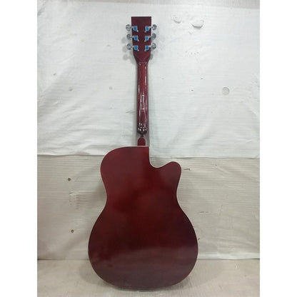 henrix acoustic guitars henrix 38c cutaway acoustic guitar with dual action truss rod, gigbag, picks, string set, strap, cloth & ebook - left handed - open box b stock 