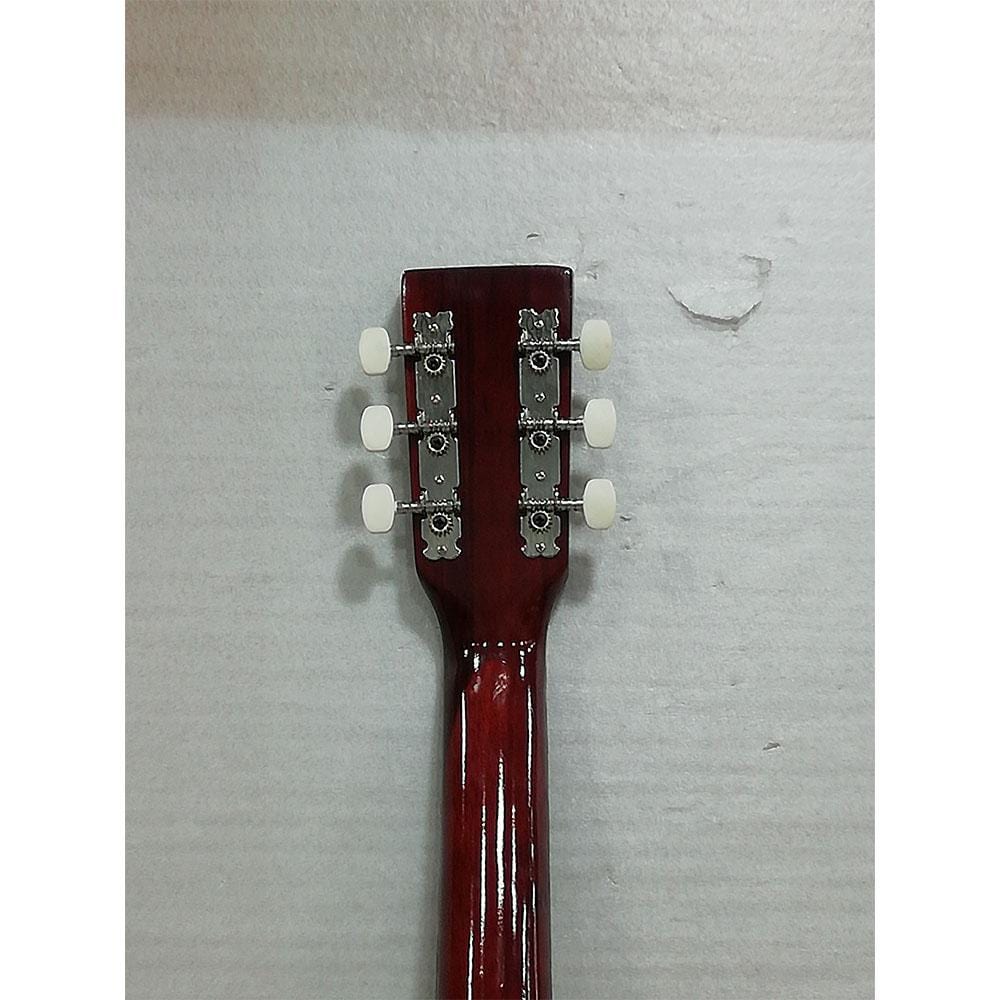 henrix acoustic guitars henrix 38c cutaway acoustic guitar with dual action truss rod, gigbag, picks, string set, strap, cloth & ebook - open box b stock   