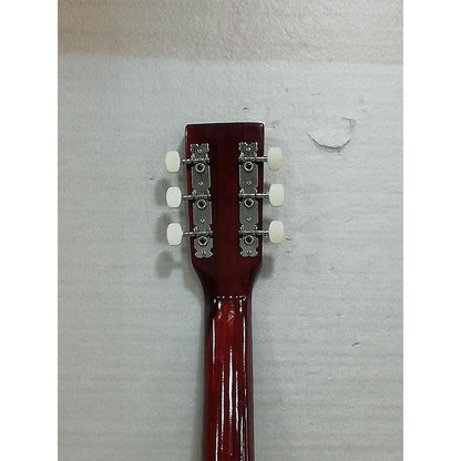 henrix acoustic guitars henrix 38c cutaway acoustic guitar with dual action truss rod, gigbag, picks, string set, strap, cloth & ebook - open box b stock   