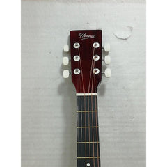 Henrix Acoustic Guitars Henrix 38C Cutaway Acoustic Guitar with Dual Action Truss Rod, Gigbag, Picks, String Set, Strap, Cloth & Ebook - Open Box B Stock