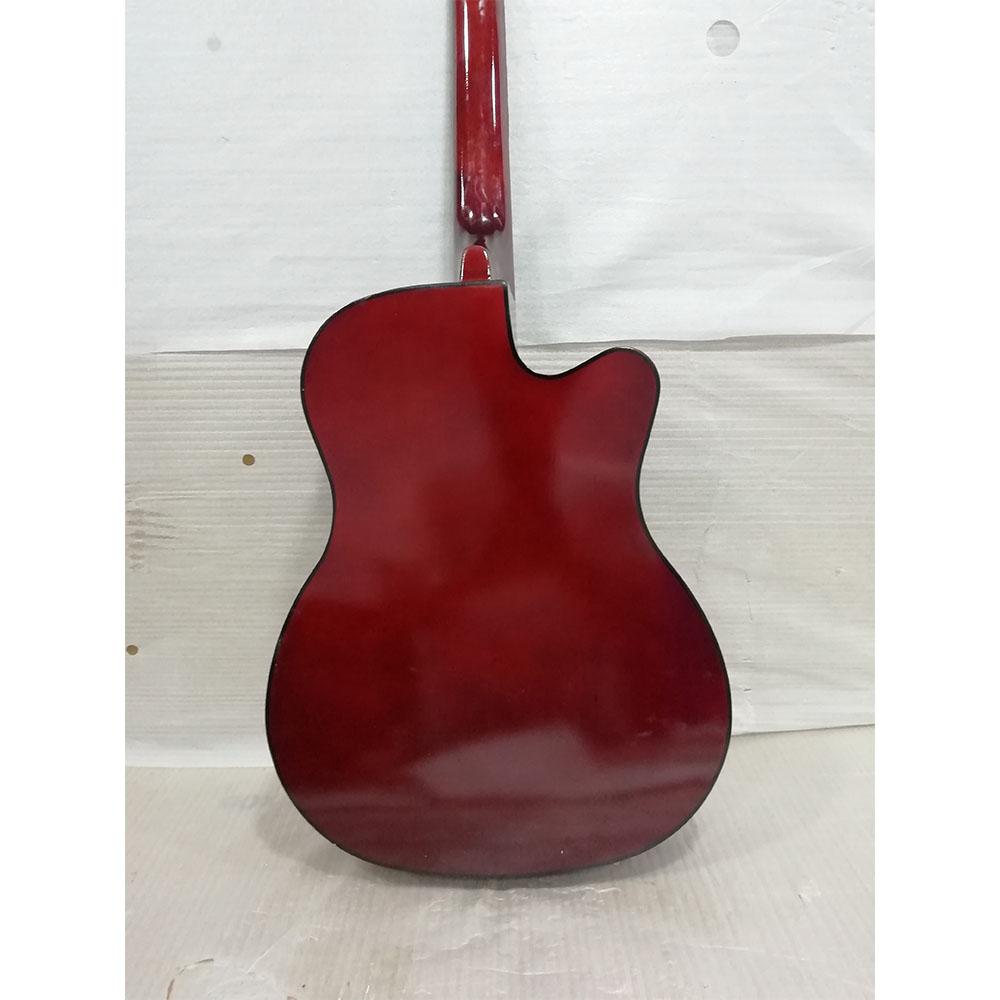 henrix acoustic guitars henrix 38c cutaway acoustic guitar with dual action truss rod, gigbag, picks, string set, strap, cloth & ebook - open box b stock   