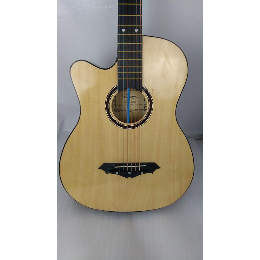 henrix acoustic guitars henrix 38c cutaway acoustic guitar with dual action truss rod, gigbag, picks, string set, strap, cloth & ebook - open box b stock   