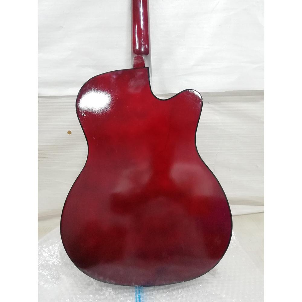 henrix acoustic guitars henrix 38c cutaway acoustic guitar with dual action truss rod, gigbag, picks, string set, strap, cloth & ebook - open box b stock   
