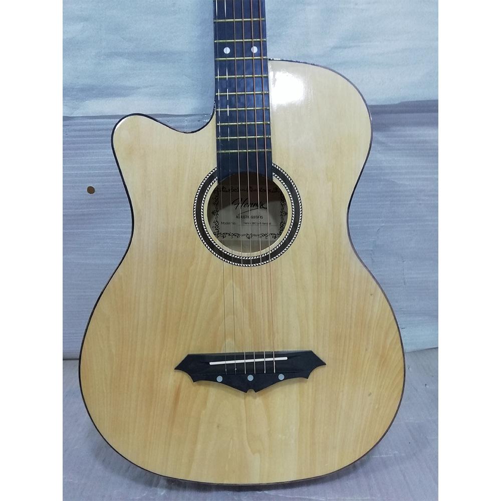 henrix acoustic guitars henrix 38c cutaway acoustic guitar with dual action truss rod, gigbag, picks, string set, strap, cloth & ebook - open box b stock   #barcode_202101650109