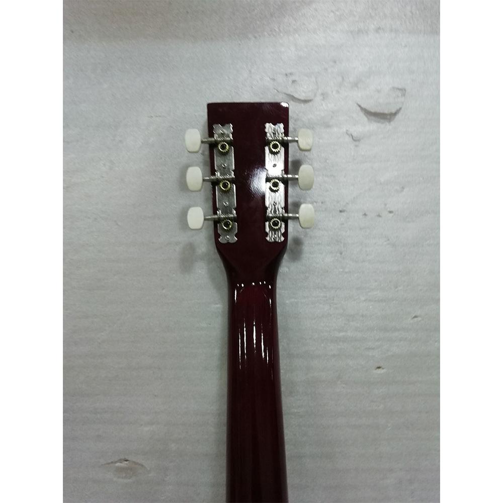 henrix acoustic guitars henrix 38c cutaway acoustic guitar with dual action truss rod, gigbag, picks, string set, strap, cloth & ebook - open box b stock   #barcode_202101650109