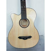 Henrix Acoustic Guitars Henrix 38C Cutaway Acoustic Guitar with Dual Action Truss Rod, Gigbag, Picks, String Set, Strap, Cloth & Ebook - Open Box B Stock