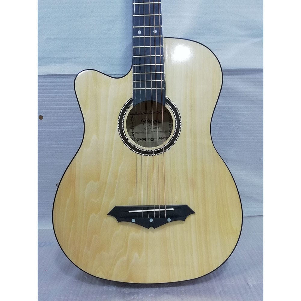 henrix acoustic guitars henrix 38c cutaway acoustic guitar with dual action truss rod, gigbag, picks, string set, strap, cloth & ebook - open box b stock   #barcode_202101680654